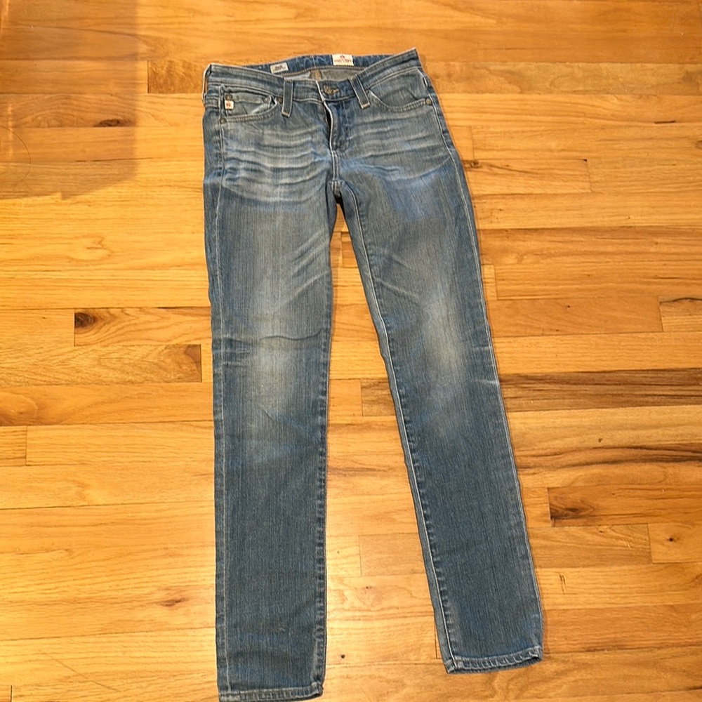 AG Adriano Goldschmied Light Blue Skinny Jeans
